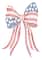 Diamond Dotz® Red, White & Blue Stars & Stripes Bow Iron-On 'n' Dot Kit